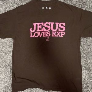 Men’s brown experimental clothing t shirt size large